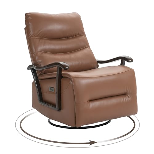 FUNECORP Large Power Lift Recliner Chair Sofa with Massage and Heat for Big and Tall Elderly,Infinite Positions,Dual Motor,Cup Holders,and USB Ports,Extended Footrest,Air Leather Home Theater Seat