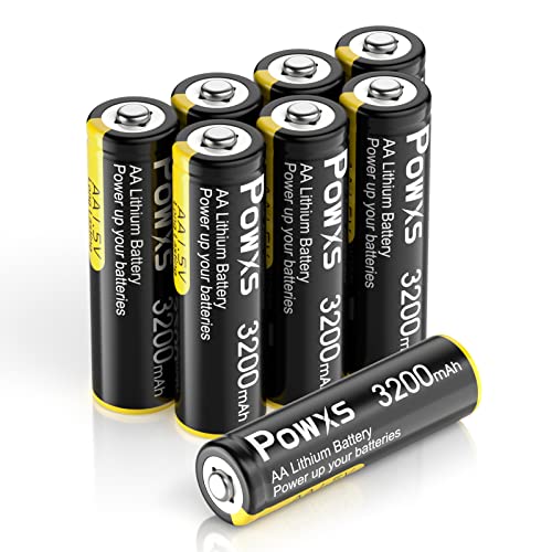 POWXS AA Lithium Batteries