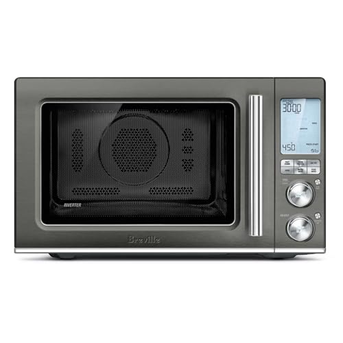Breville BMO870BST Combi Wave 3-in-1 Microwave, Air Fryer and Convection Oven, Black Stainless Steel