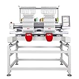 BAi The Vision 2 Head 20x16inch Commercial Embroidery Machine 15 Needle, True Stable 1200SPM, 10-Year Lifespan, Institch OS5 via Institch to Wi-Fi, Calculating Costs and Design Software for Business