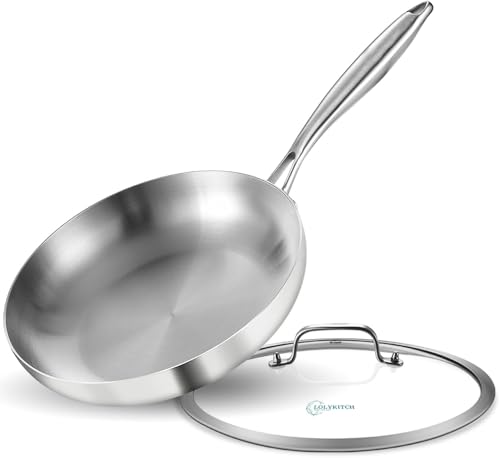 LOLYKITCH Tri-ply Stainless Steel Chef's Pan