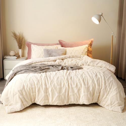 PHF 3 Pieces Sherpa Comforter Set
