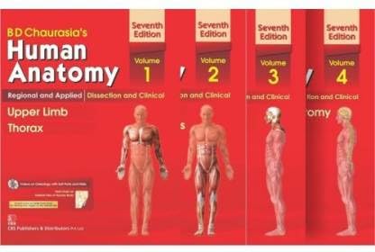Human Anatomy By B D Chaurasia'S 7Th Edition(Set Of 4 Books) Vol-1,2,3&4 (Paperback, Bd Chaurasia'S)