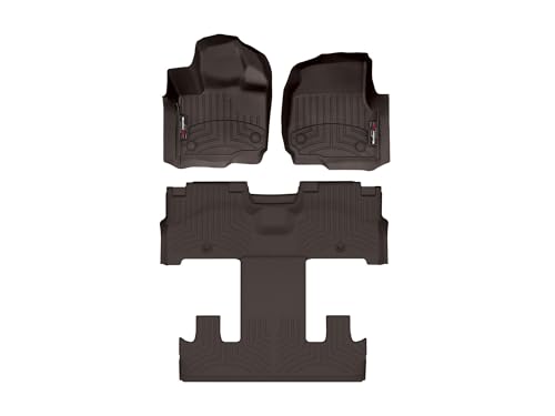 Weathertech Custom Fit FloorLiners for Ford Expedition Max - Full Set (461665-1-5), Grey