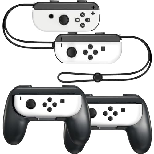 Grips Wrist Straps Holder Accessories Kit Set for Switch Multi Players