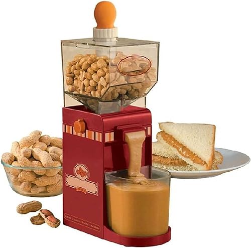 Peanut Butter Maker Machine, 500ml Home Electric Grain Grinder Nut Butter Manufacturing, for Almond, Coffee, Cashew, Walnut, Pumpkin Seed, Sunflower Seed Small Cooking Appliance