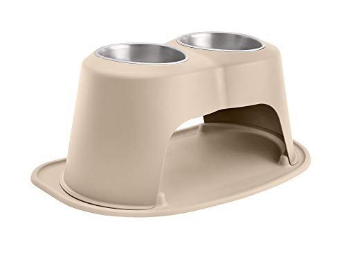 WeatherTech Double High Pet Feeding System - Elevated Dog/Cat Bowls