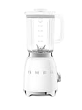 Smeg 50's Retro Style Countertop Blender, White, BLF03WHUS