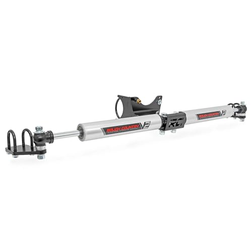 Rough Country V2 Dual Steering Stabilizer for 05-24 Ford Super Duty - 8749270