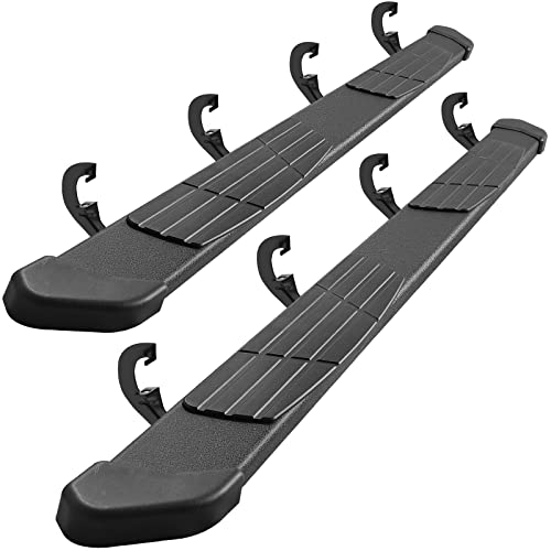 OTHOWE 6.5" Chevy Silverado Running Boards Compatible with 2019-2025 Silverado/Sierra 1500|2020-2022 Silverado/Sierra 2500 3500 Crew Cab ?4 Full Size Door? Nerf Bars Side Steps Come with 8 Brackes