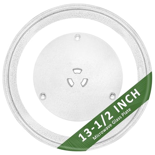 12 Inch Microwave Glass Plate Replacement Fit for Whirl-pool Microwave W10337247 Microwave Glass Turntable Replace W11367904 W11335034 WPW10337247