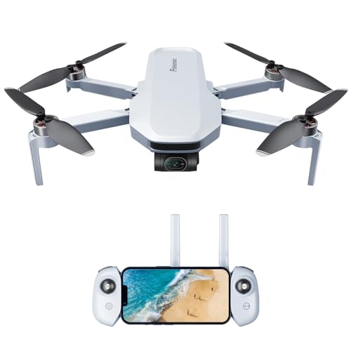 Potensic ATOM 3-Axis Gimbal 4K GPS Drone, Under 249g, 6KM Long Range Transmission, Visual Tracking, 4K/30FPS QuickShots, 12MP Photo, Lightweight and Foldable for Adults Beginners