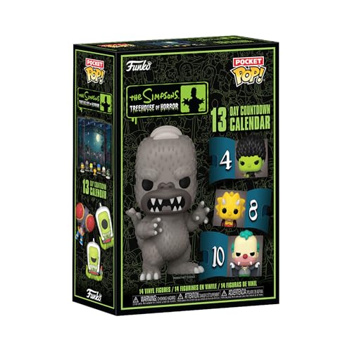 Funko Pop! Advent Calendar: The Simpsons - 13 Days of Surprises - Collectable Vinyl Mini Figures - Mystery Box - Gift Idea - Holiday Present for Girls, Boys & Kids - Christmas Countdown