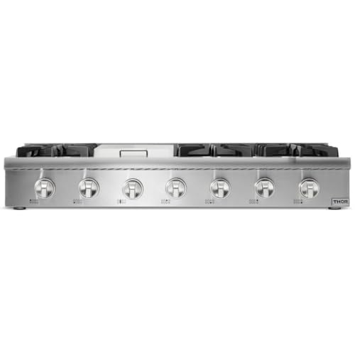 THOR Kitchen Professional 48-Inch Gas Rangetop in Stainless Steel - Model HRT4806U