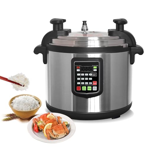 Kolice Commercial 220V electric (NOT 110V) Multi-Function Pressure Cooker, Multi Cooker Pressure Canner With Non-stick Inner Pot, widely used in Hotel Restaurant Kitchen (21L (22 QT))