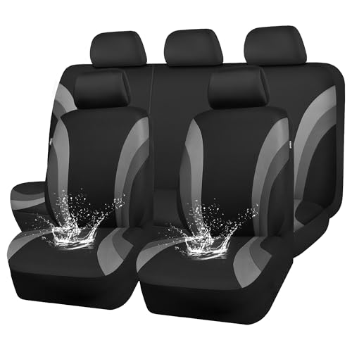 CAR PASS Line Rider Sporty Front Seat Covers,Car Seat Covers Front Seats Only,Airbag Compatible,Universal Fit Sedans,Cars,Vans