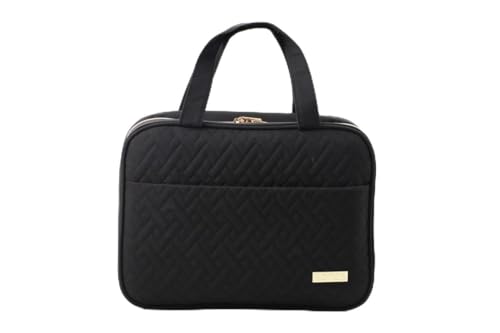 HOTOR Travel Toiletry Bag - Toiletry Bag w/Hanging Hook - Spacious Toiletry Bag for Women & Men, Makeup Bag/Big Comparment, Waterproof for Travel Accessories, Travel Essentials, Small, Black
