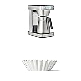 Bundle of OXO Brew 12-Cup Coffee Maker With Podless Single-Serve Function,Silver + OXO Brew Commercial Basket Style Large Coffee Filters
