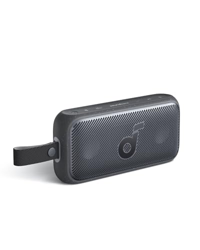 Soundcore Motion 300 Wireless Hi-Res Portable Speaker with BassUp, Bluetooth Speaker with SmartTune Technology, 30W Stereo Sound, 13H Playback, and IPX7 Waterproof, for Backyard, Camping (Renewed)