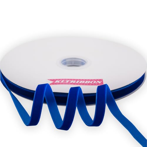 Nylon Velvet Ribbon Single Faced,1 Inch X 25Yards Spool