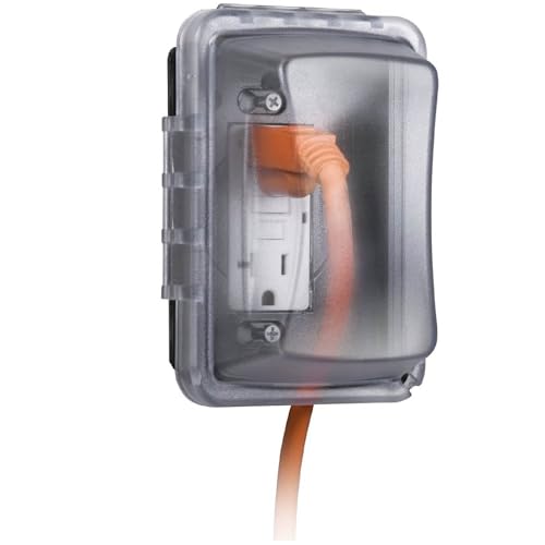 TayMac Weatherproof In-Use Electrical Outlet Cover for Home Improvement