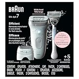 Braun Silk-épil 7 Epilator, Wet and Dry, Wide Head, Includes Venus Intimate Razor, Shaver Head and Trimmer Comb, SE7-141