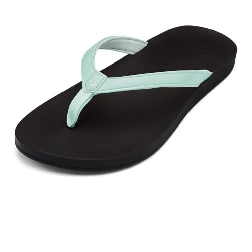 OLUKAI Puawe Women's Beach Sandal, Water-Friendly Flip-Flop Slides, All-Day Wear & Ultra-Soft Comfort Fit