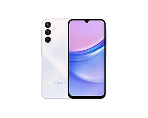 Samsung Galaxy A15 (SM-155M/DSN), 128GB 6GB RAM, Dual SIM, Factory Unlocked GSM, International Version (Wall Charger Bundle) (Light Blue)
