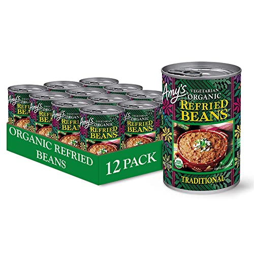Amy's, Refried, Black Beans, Gluten Free, Organic, Vegetarian