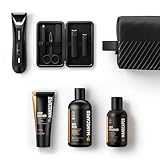 MANSCAPED® The Premier Package 5.0 Ultra, with The Lawn Mower® 5.0 Ultra Men's Groin & Body Hair Trimmer, Shears 3.0, Crop Preserver® Ball Deodorant, Refined® Body Wash, Crop Soother™, Shed 2.0