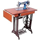 sxysdkjco Sewing Machines Old-Style Sewing Machine, with Sewing Threads, Sewing Machine for a Variety of Fabrics, for Adults, Commercial, Working Use, Tailor Shop Clothing Store...(Color:A,Size:)