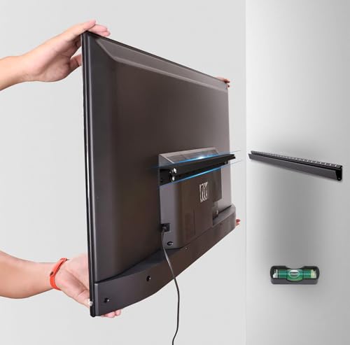 Studless Drywall TV Mount for Most TVs, No Stud TV Wall Bracket, Universal Fits Most LED LCD Plasma Flat/Curved Screen TVs & Monitors