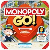 Monopoly GO! Board Game | Inspired by The Popular Mobile Board Game | Ages 8+ | 2-4 Players | 15 Mins. | Family Games | Travel Games for Kids and Adults