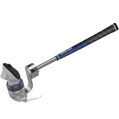YEZRO Golf Club Attachment for Meta Quest 3/3S - Adjustable Weighted Aluminum VR Golf Club Handle Accessories for Golf + with Real Grip, 90 Degree Design Keep Tracking | Upgrade Screws
