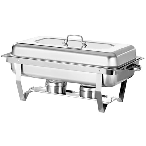 Jacgood Chafing Dish High Grade Stainless Steel Chafer Complete Set with Handle…