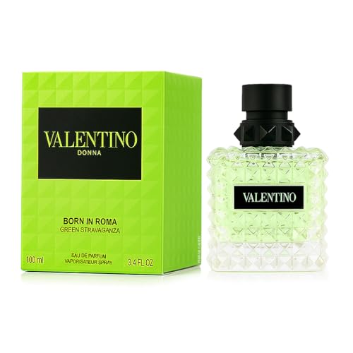 Valentino Donna Born In Roma Green Stravaganza by Valentino for Women - 3.4 oz EDP Spray, Floral Fragrance