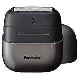 Panasonic Swipe Right Travel Shaver for Men, Portable Electric Razor with USB-C Charging, 3-Blade Cutting System and Beard Sensor Technology, Wet/Dry Use - ES-CM3A-K