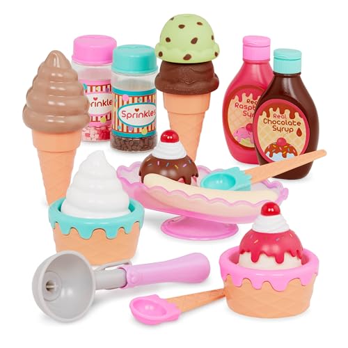 Battat - Ice Cream Set and Birthday Cake Set