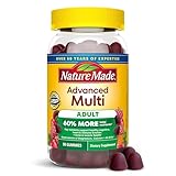 Nature Made Advanced Multivitamin Gummies for Adults, Women's and Men's Multivitamin Gummies with Magnesium Citrate, Calcium & B Vitamins, Daily Support, 90 Gummies, 30 Day Supply