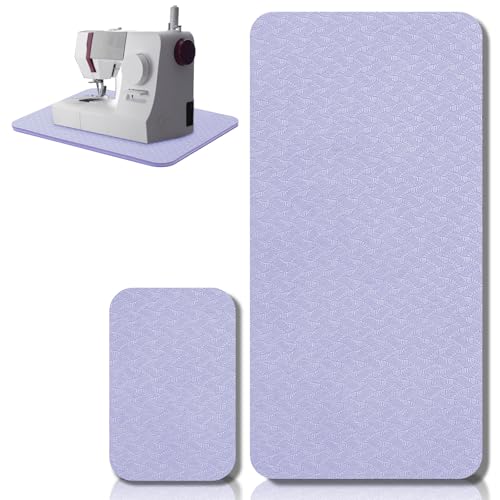 2 Pcs Sewing Machine Muffling Mat Pedal Sewing Mat Reduce Vibrations Noise No Slip Machine Accessories for Quilting