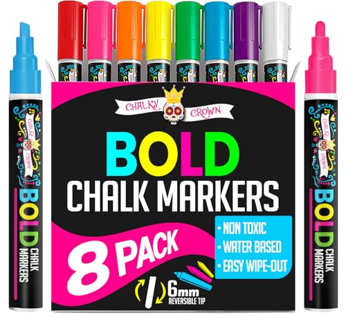 CHALKY CROWN Multicolored Chalk Markers Parent