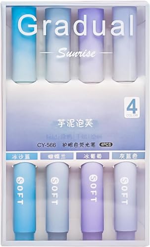 UCRAVO Color Highlighters, Highlighters & Bible Pens Smudge-Free Highlighters, Aesthetic Highlighters with Soft Chisel Tip, Cute Highlighters, Bible Study Supplies and Supplies