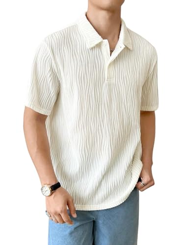 Leriya Fashion Oversized Fit T Shirt for Men| White T Shirt for Men| Black Drop Shoulder T-Shirt for Men (Small, White)