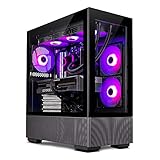 Skytech Azure Gaming PC, Intel i7 13700F 2.1 GHz (5.1GHz Max Boost), RTX 4060 Ti 8GB GDDR6X, 1TB NVME, 16GB DDR5 RAM 5600 MHz, 750W Gold PSU, Wi-Fi, Win 11 Home