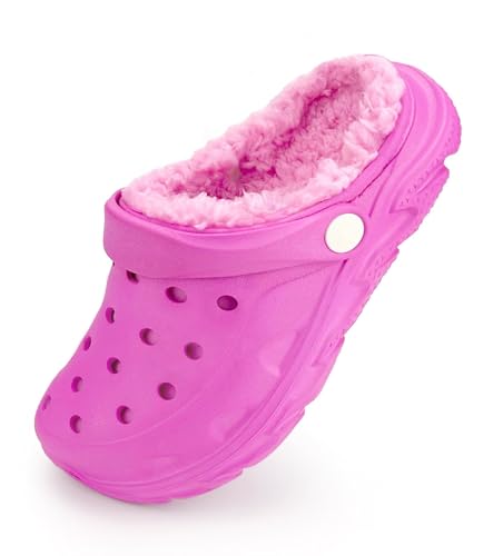 Nedaan Toddler Kids Clogs Winter Clogs for Boys Girls Comfortable Slip on Sandals Beach Pool Slipper