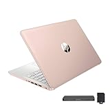 HP Stream 14" HD BrightView Laptop, Intel Celeron N150, 8GB RAM, 288GB Storage (128GB eMMC + 160GB Docking Station Set), Intel UHD Graphics, 720p Webcam, Wi-Fi, 1 Year Office 365, Win 11 S, Gold