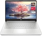 HP 14" HD Laptop, AMD Ryzen 5 5500U Hexa-Core Processor, 16GB RAM 512GB PCIe SSD, Bluetooth, Webcam, WiFi, SD Media Card Reader, Windows 11 Home, Natural Silver