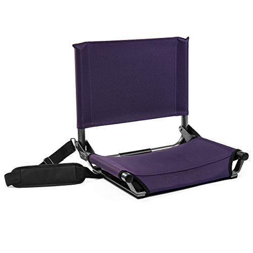 Cascade Mountain Tech Lightweight, Portable Folding Chair for Bleachers and Benches