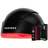iRestore Elite + Rechargeable Battery Pack - Laser Red Light Therapy for Hair Growth - FDA Cleared Hair Loss, Hair Thinning Treatment for Men & Women - Hair Regrowth Laser Cap - 500 Lasers & LEDs