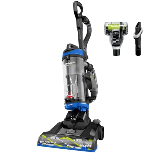 Bissell® CleanView Swivel Vacuum with Triple Action Brush Roll, Swivel Steering, Extension Wand, Easy-Empty Dirt Tank, Multi-Cyclonic Suction System, New 2024 Model